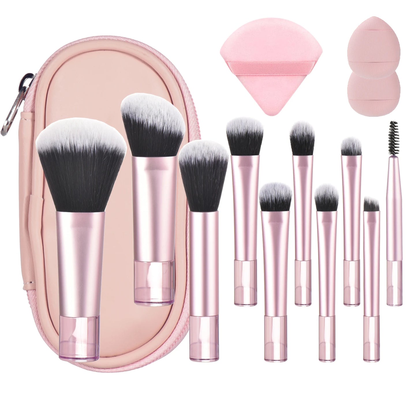 Mini makeup brush set