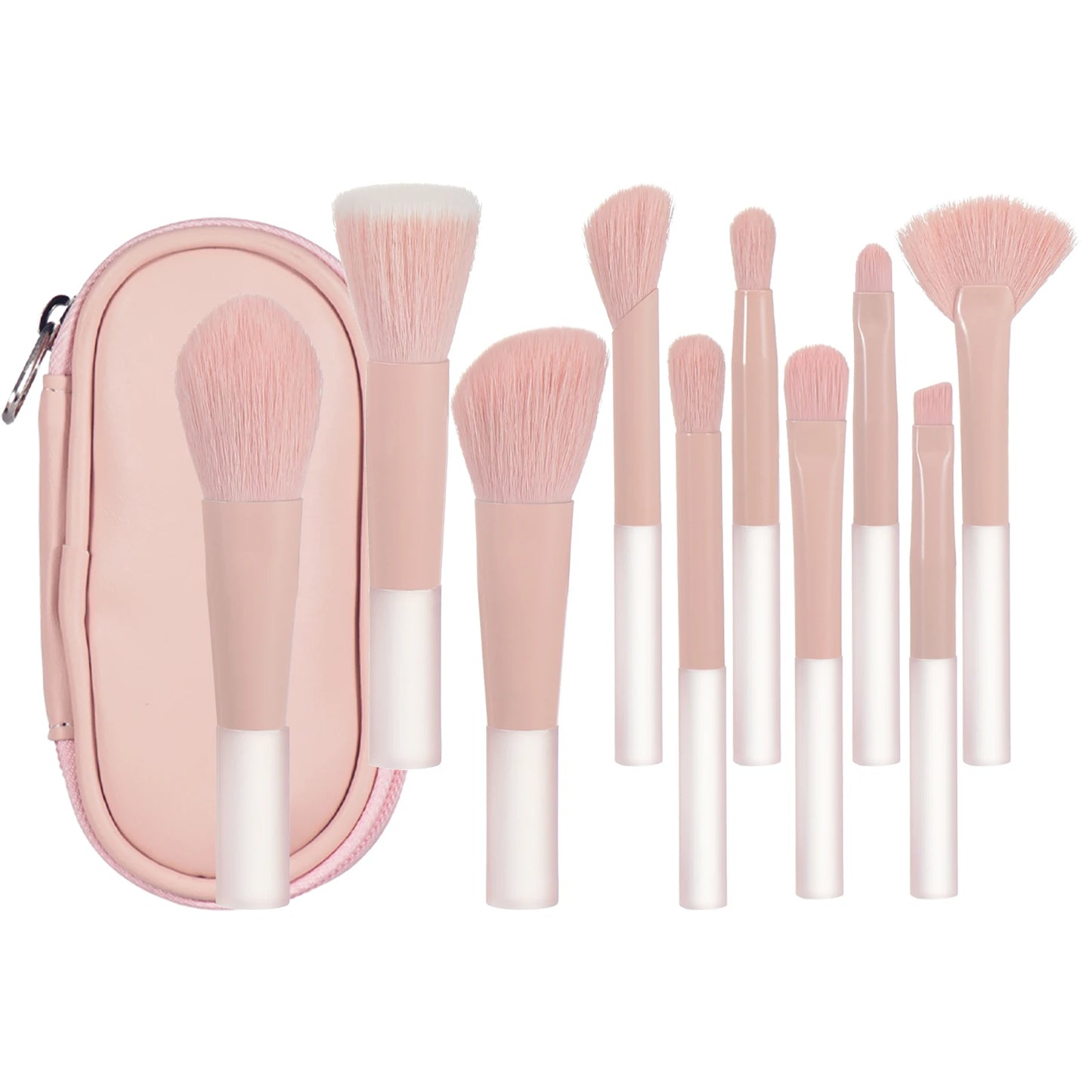 Mini makeup brush set