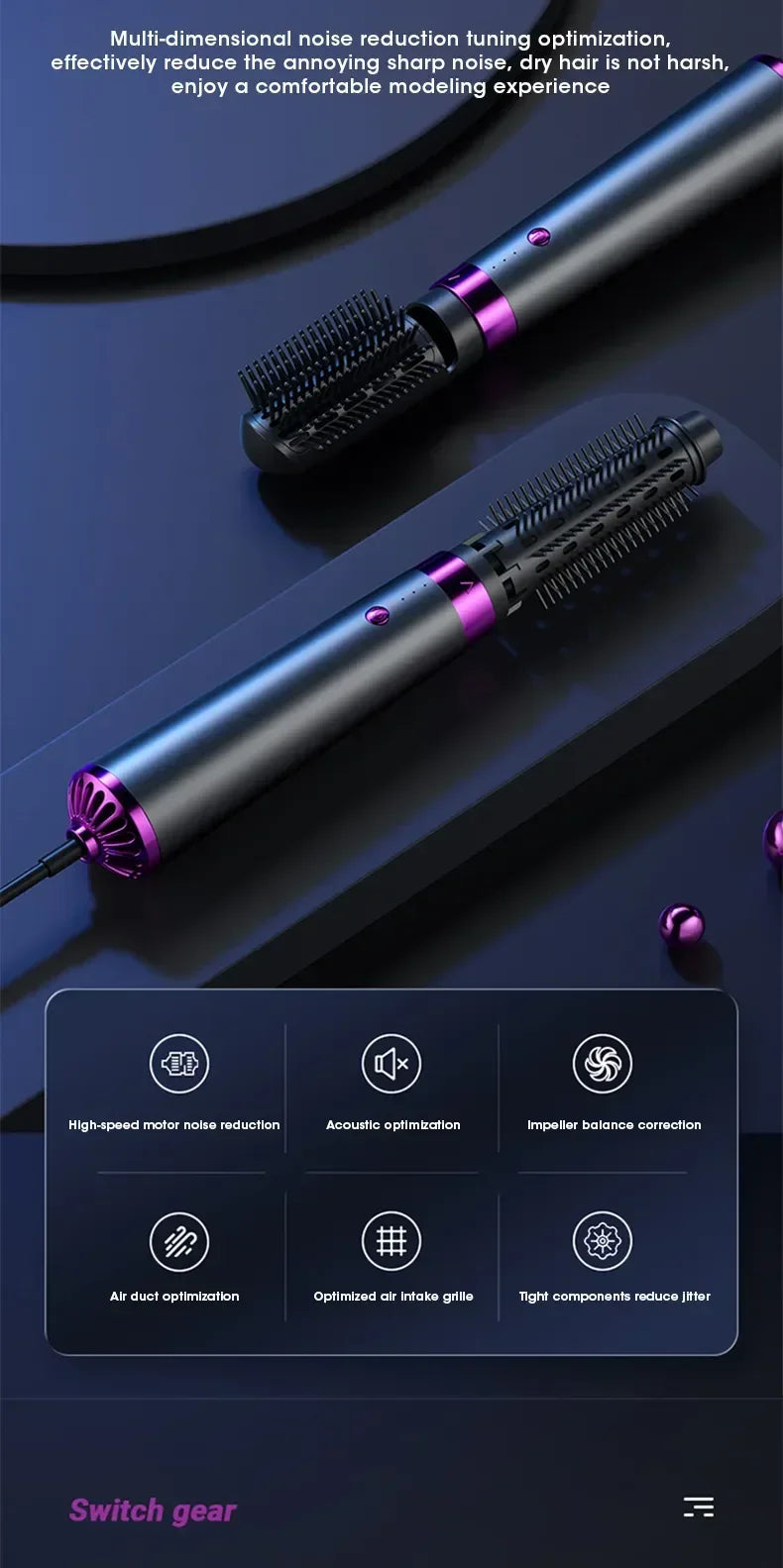 2025 Electric Hair Dryer 5in1