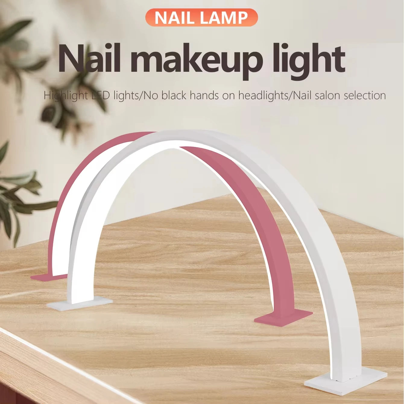 Half Moon Salon Desktop Lamp