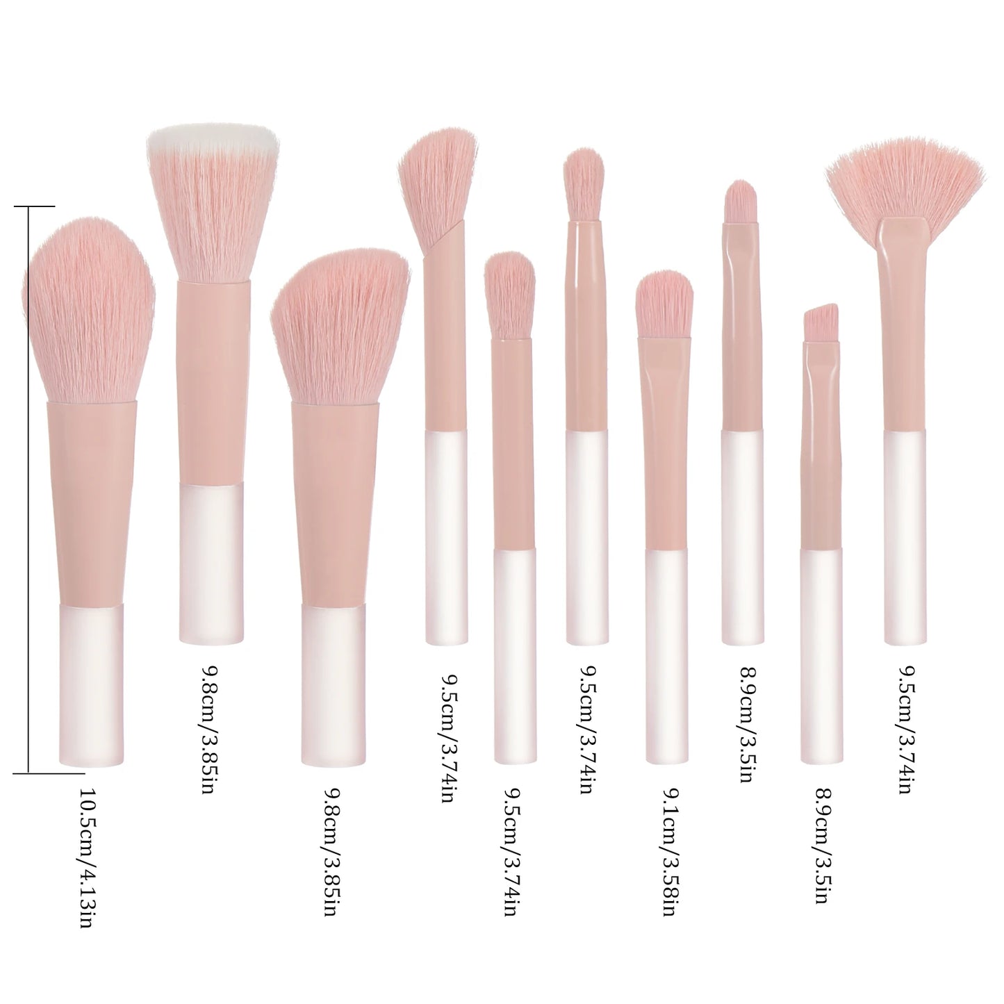 Mini makeup brush set