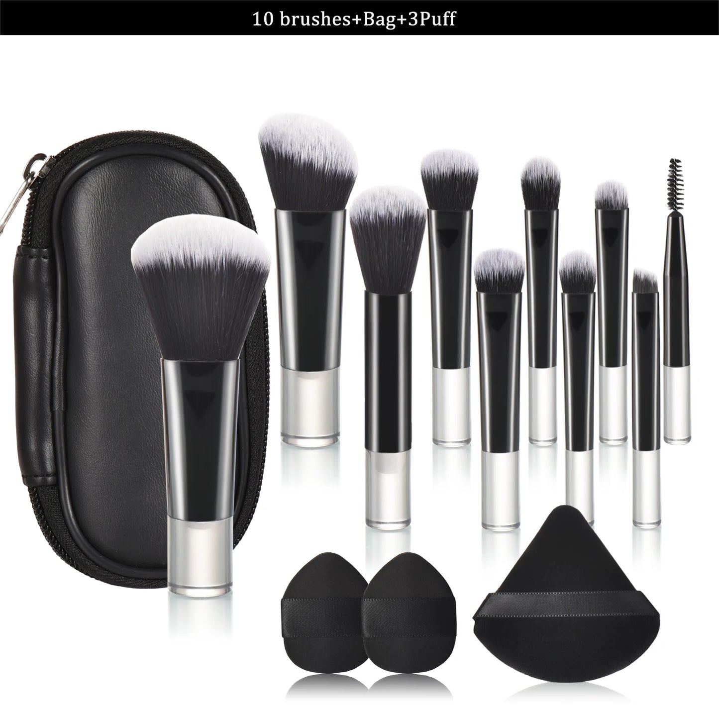 Mini makeup brush set