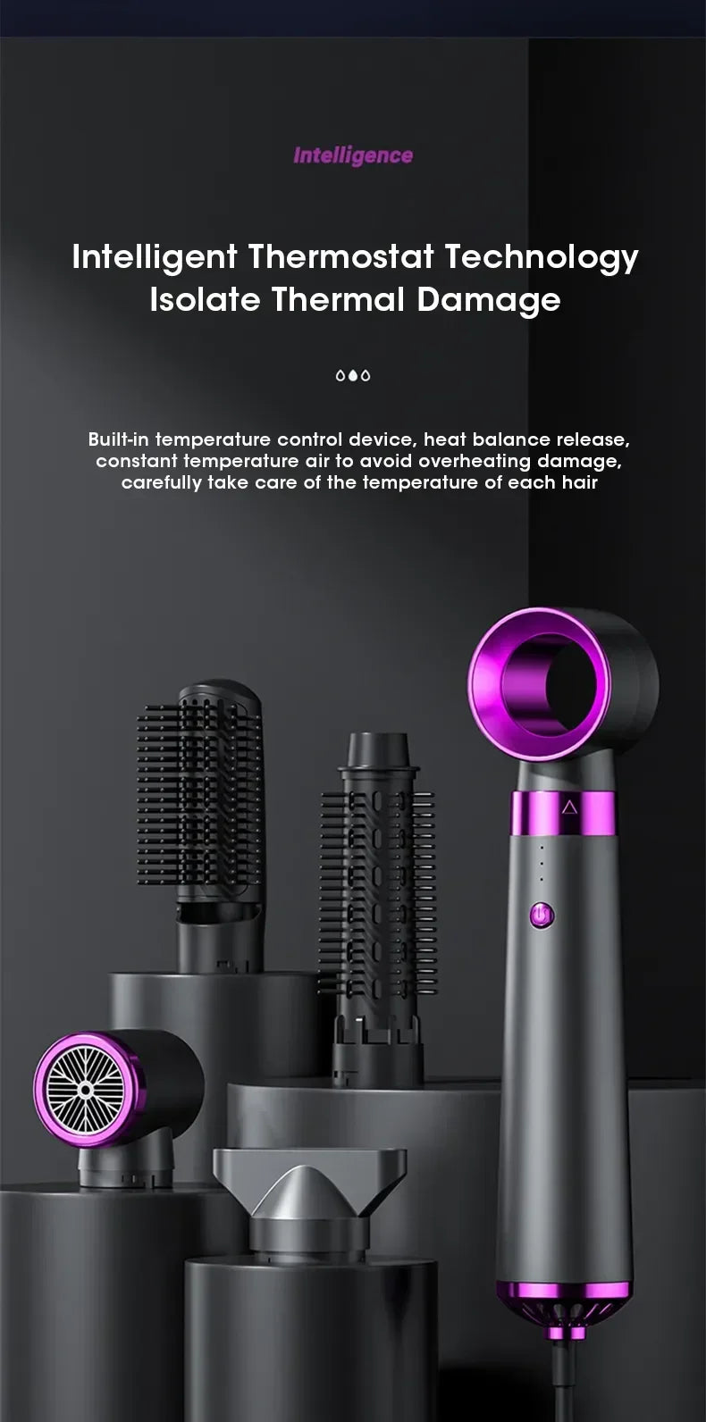 2025 Electric Hair Dryer 5in1
