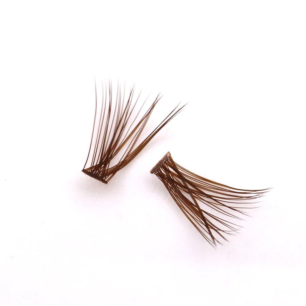 Colored Cluster Eyelash extensions