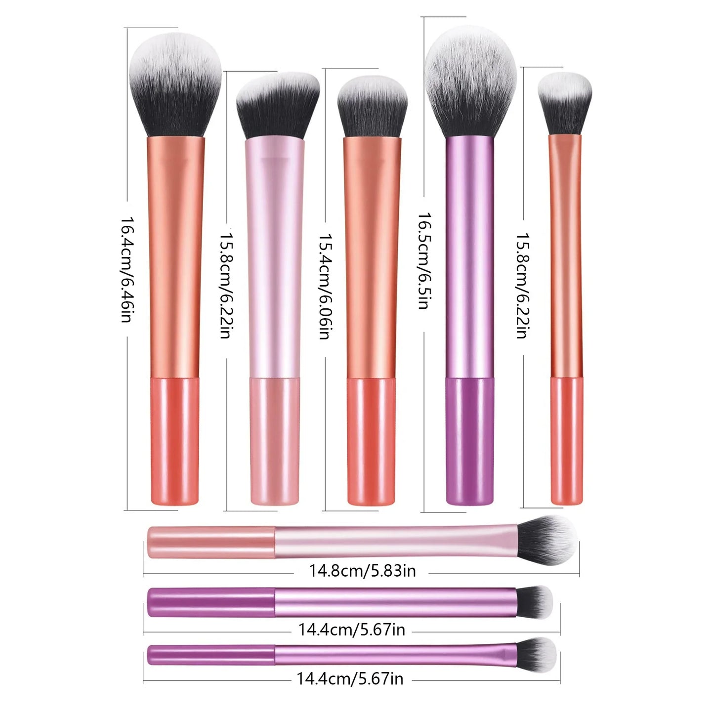 8pcs Makeup Brush Set