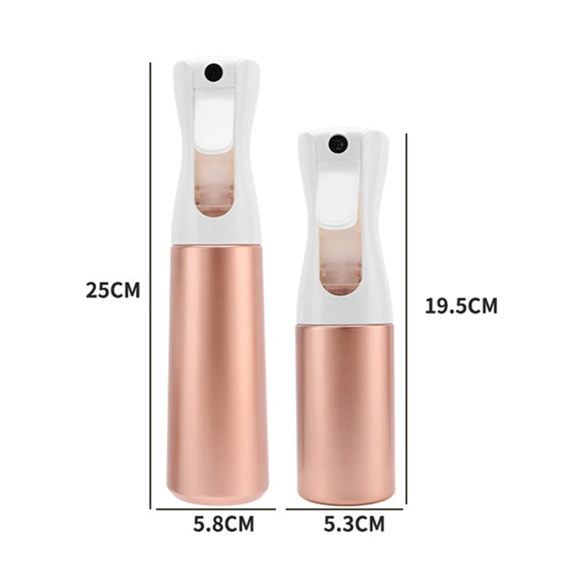 Half Chrome Spray Bottle