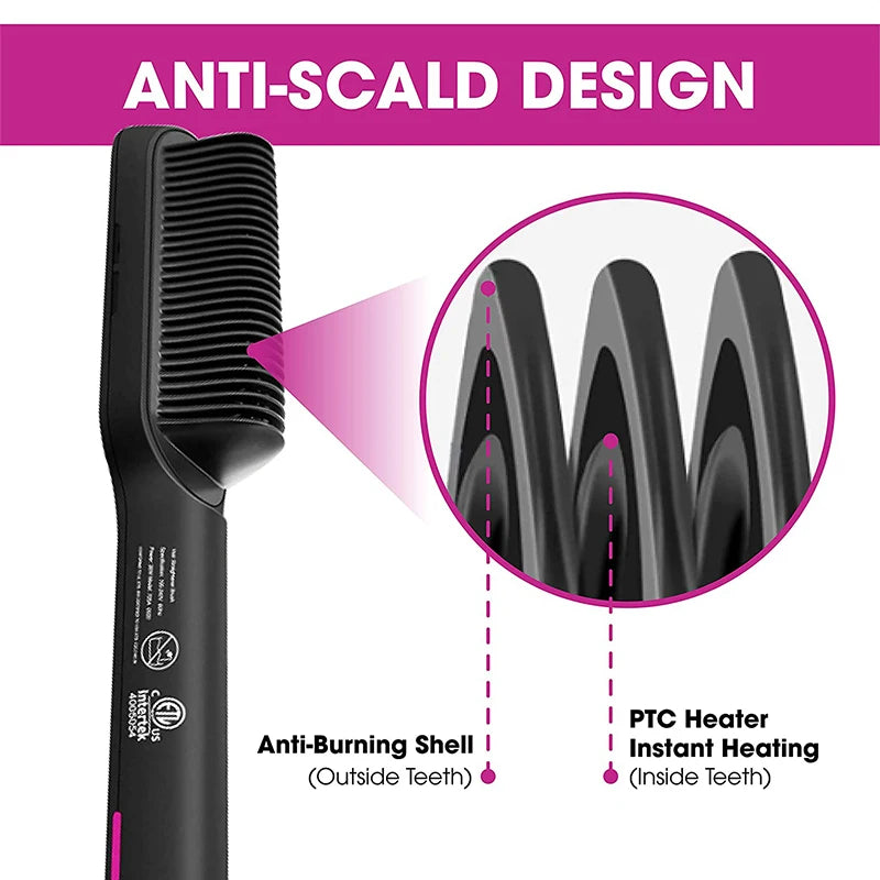 Hair Dryer Comb Curling Iron