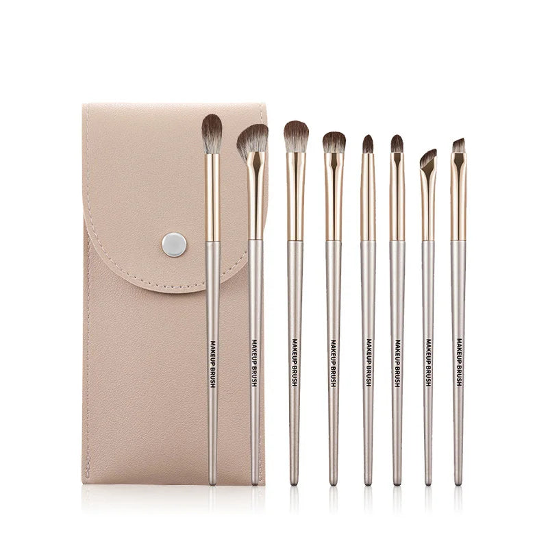 8pc Makeup Brush Set+Pouch