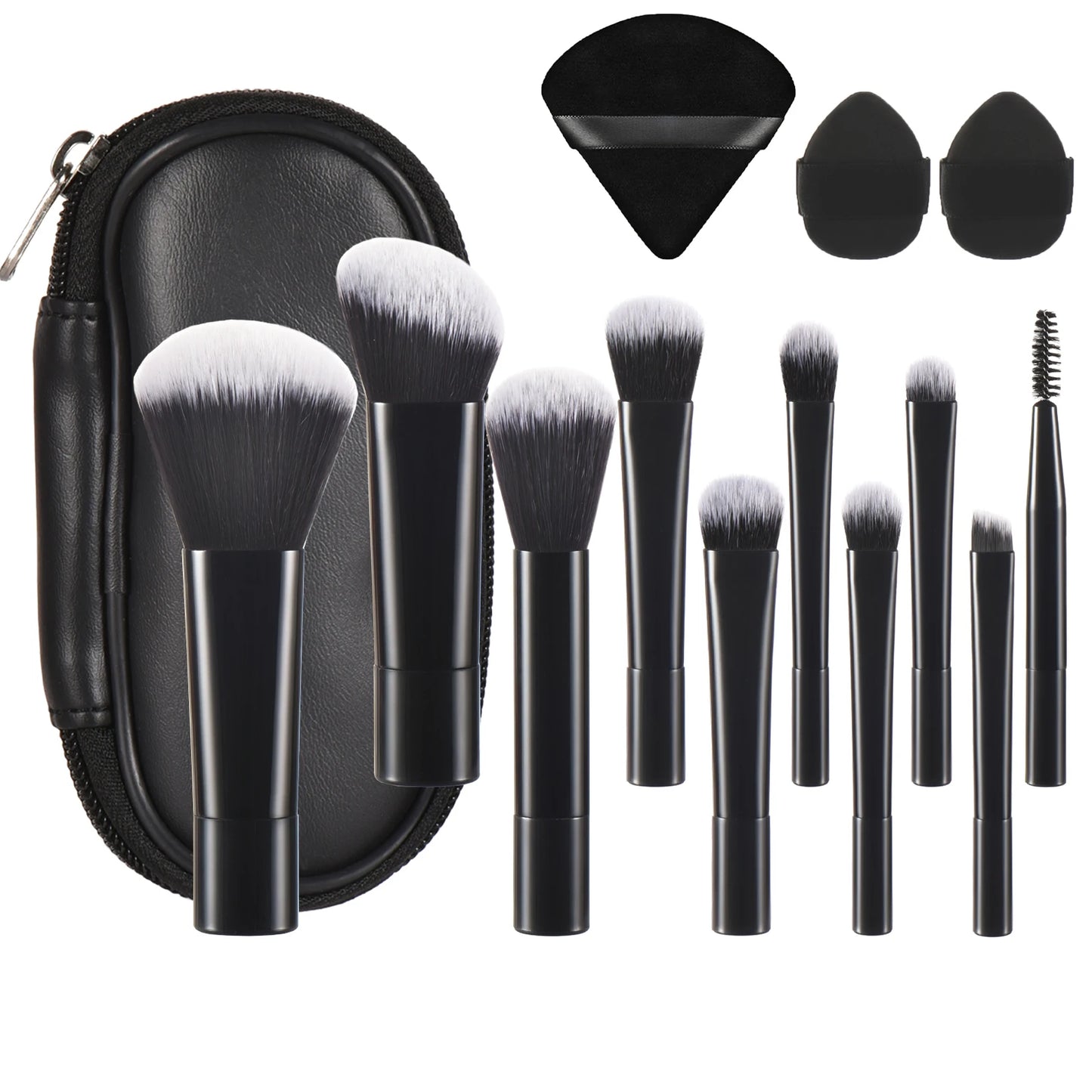 Mini makeup brush set