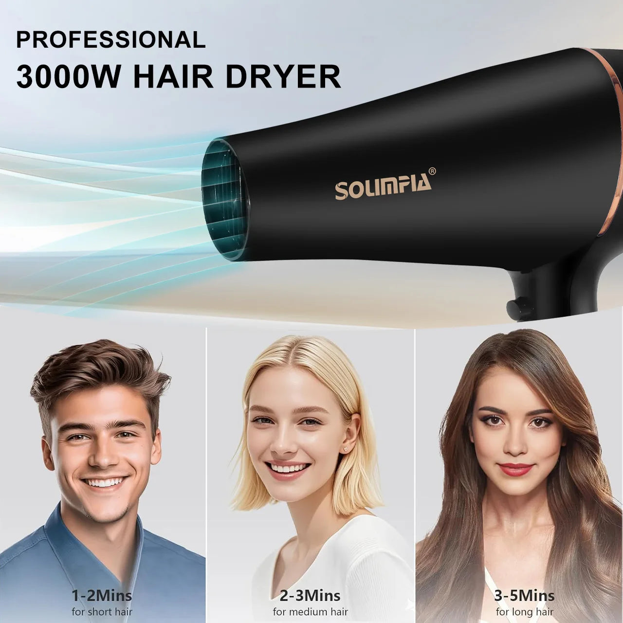 6-Level Professional Hair Dryer
