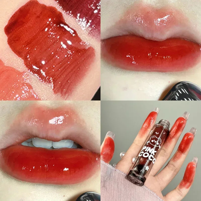 Dark Red Lip Glaze
