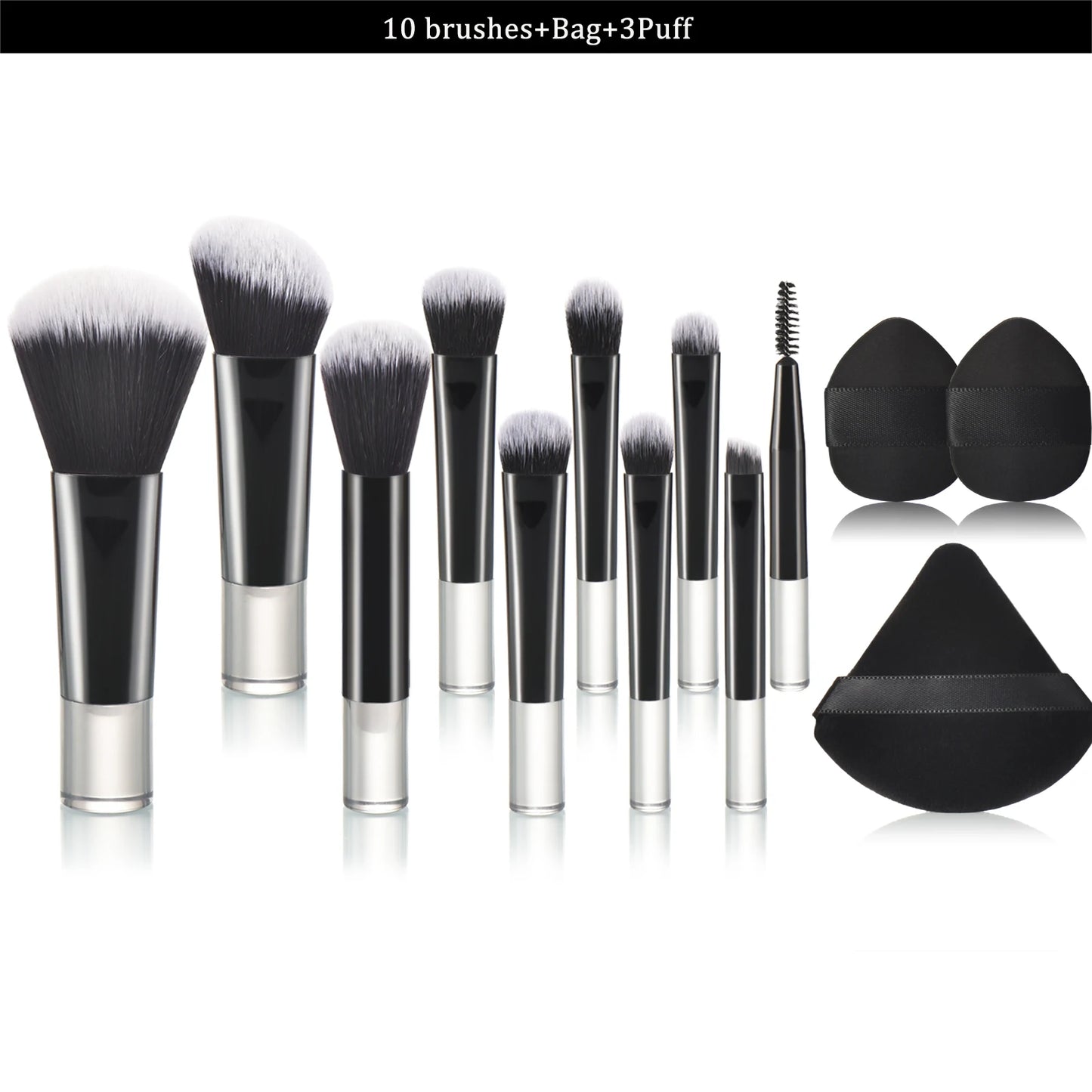 Mini makeup brush set