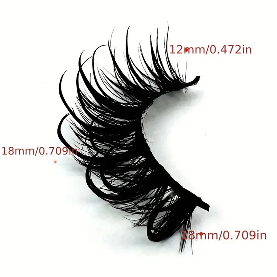 Naturally curled Eyelashes