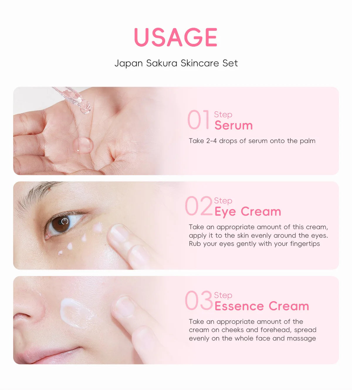 Sakura Skin Care Set