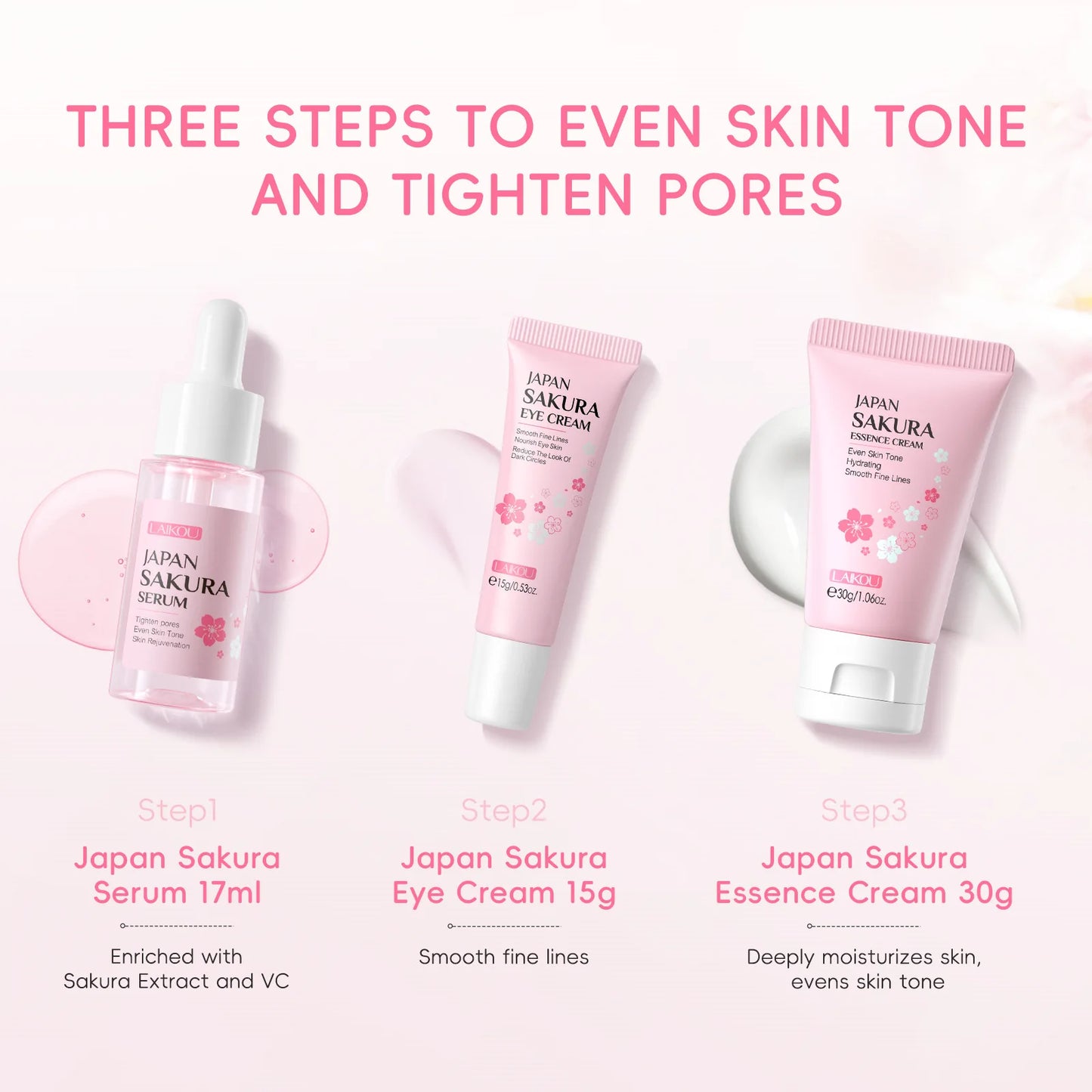 Sakura Skin Care Set