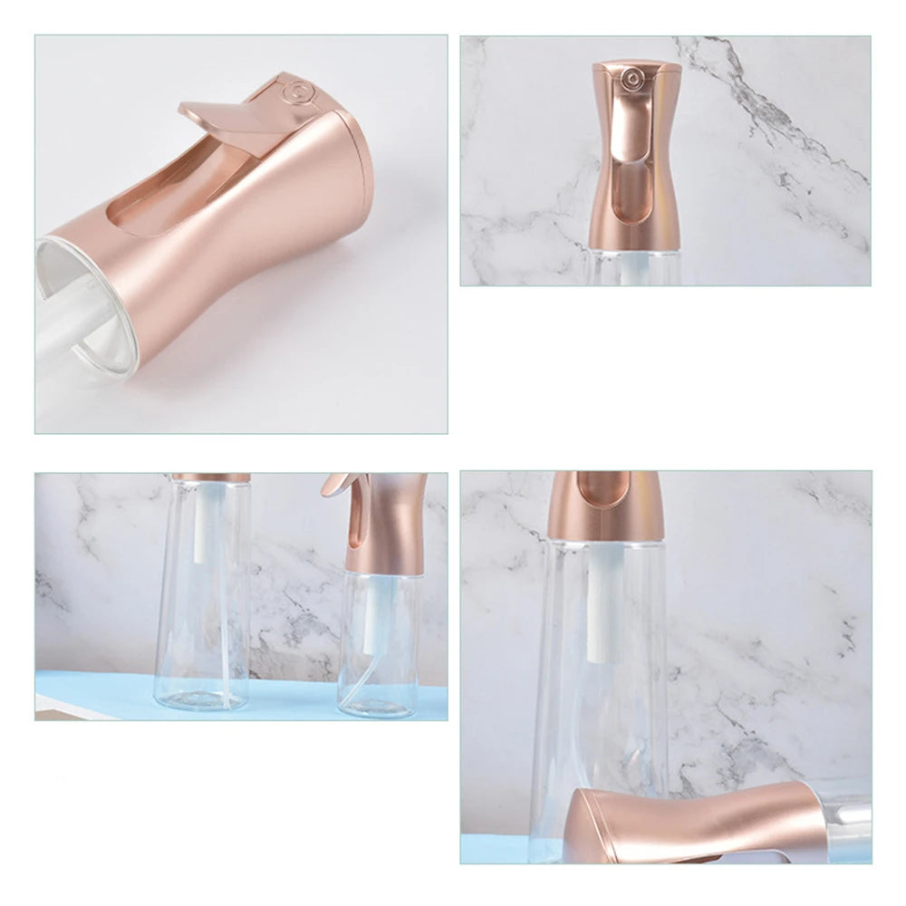 Half Chrome Spray Bottle