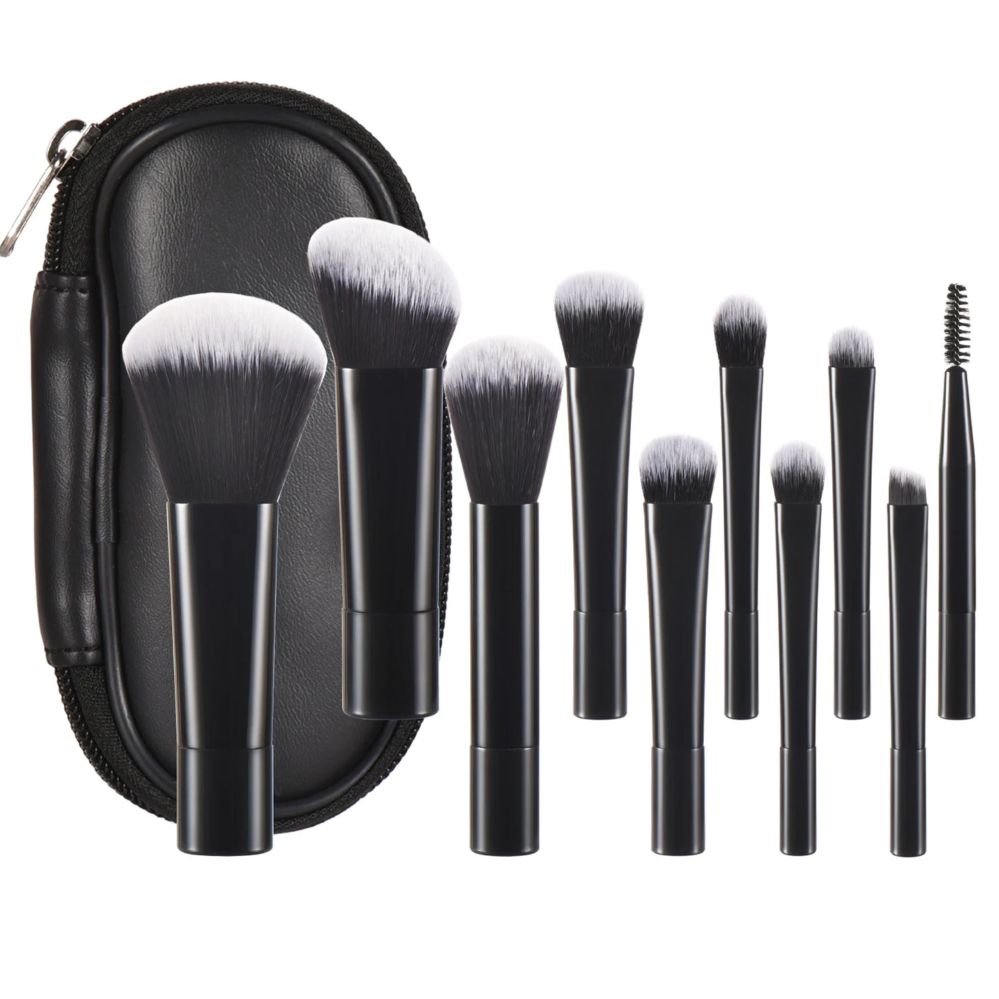 Mini makeup brush set