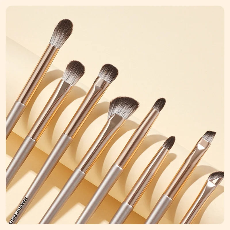 8pc Makeup Brush Set+Pouch