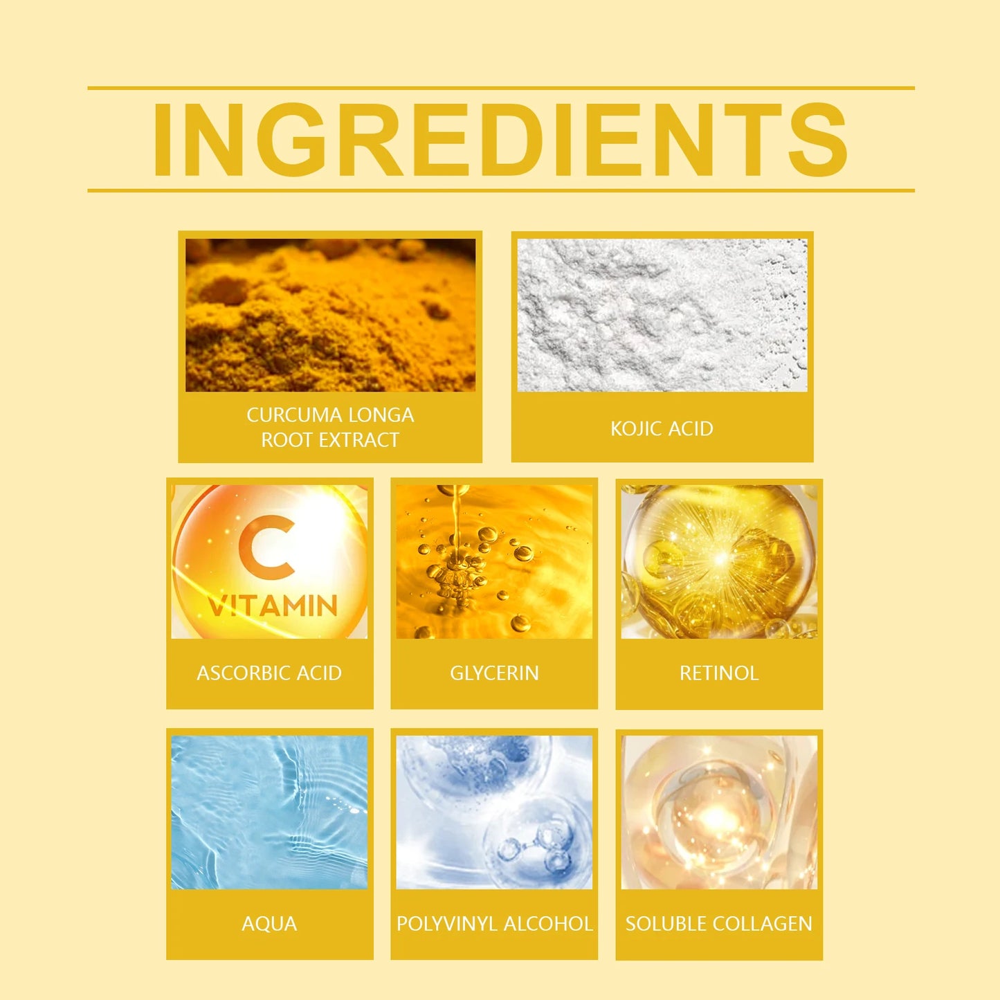 Turmeric collagen mask