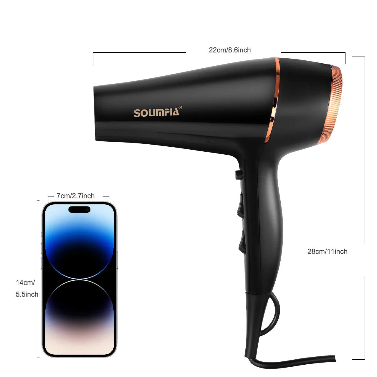 6-Level Professional Hair Dryer