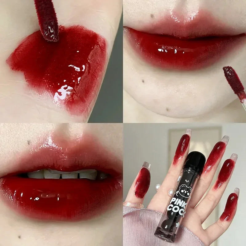 Dark Red Lip Glaze