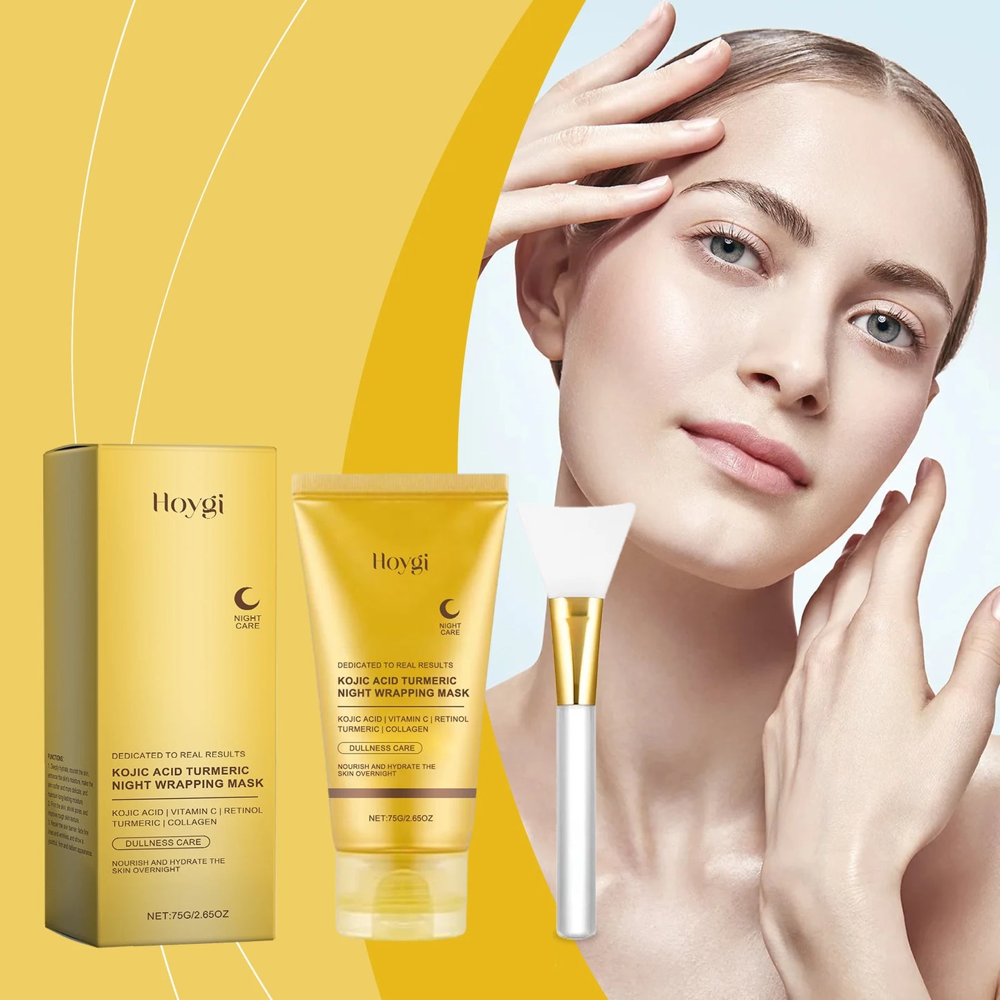 Turmeric collagen mask