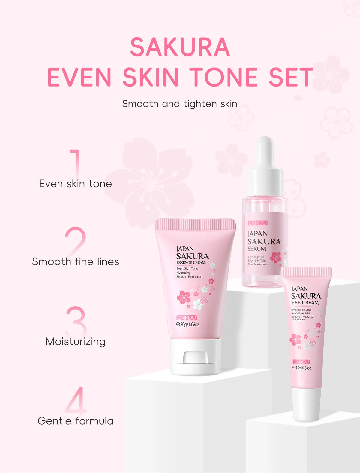 Sakura Skin Care Set