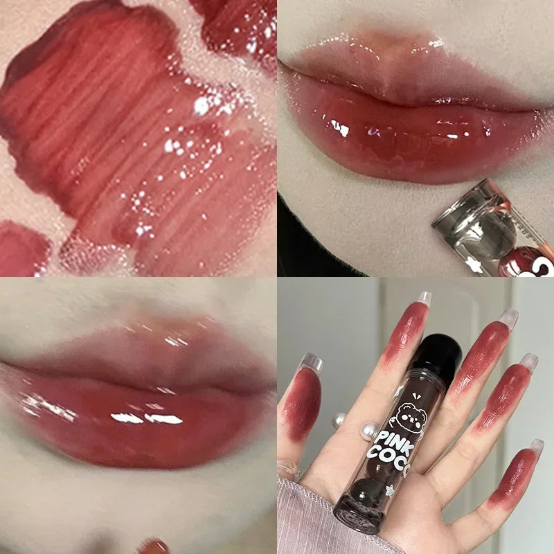 Dark Red Lip Glaze