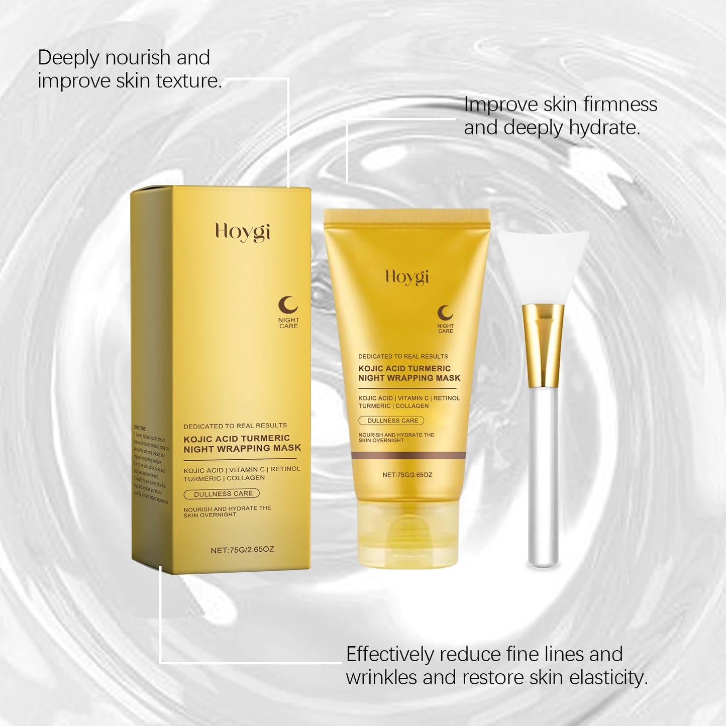 Turmeric collagen mask
