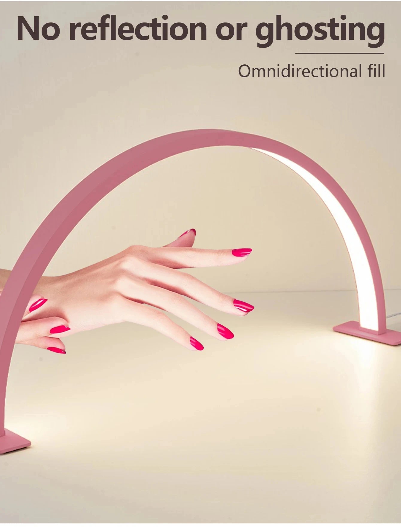 Half Moon Salon Desktop Lamp