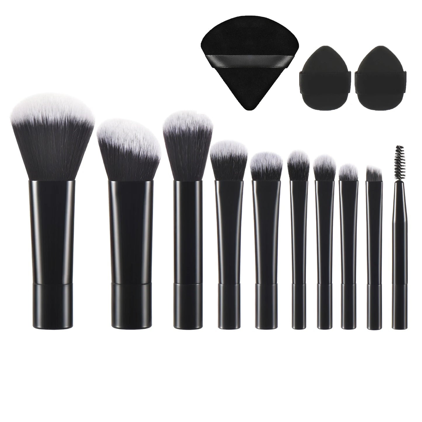 Mini makeup brush set