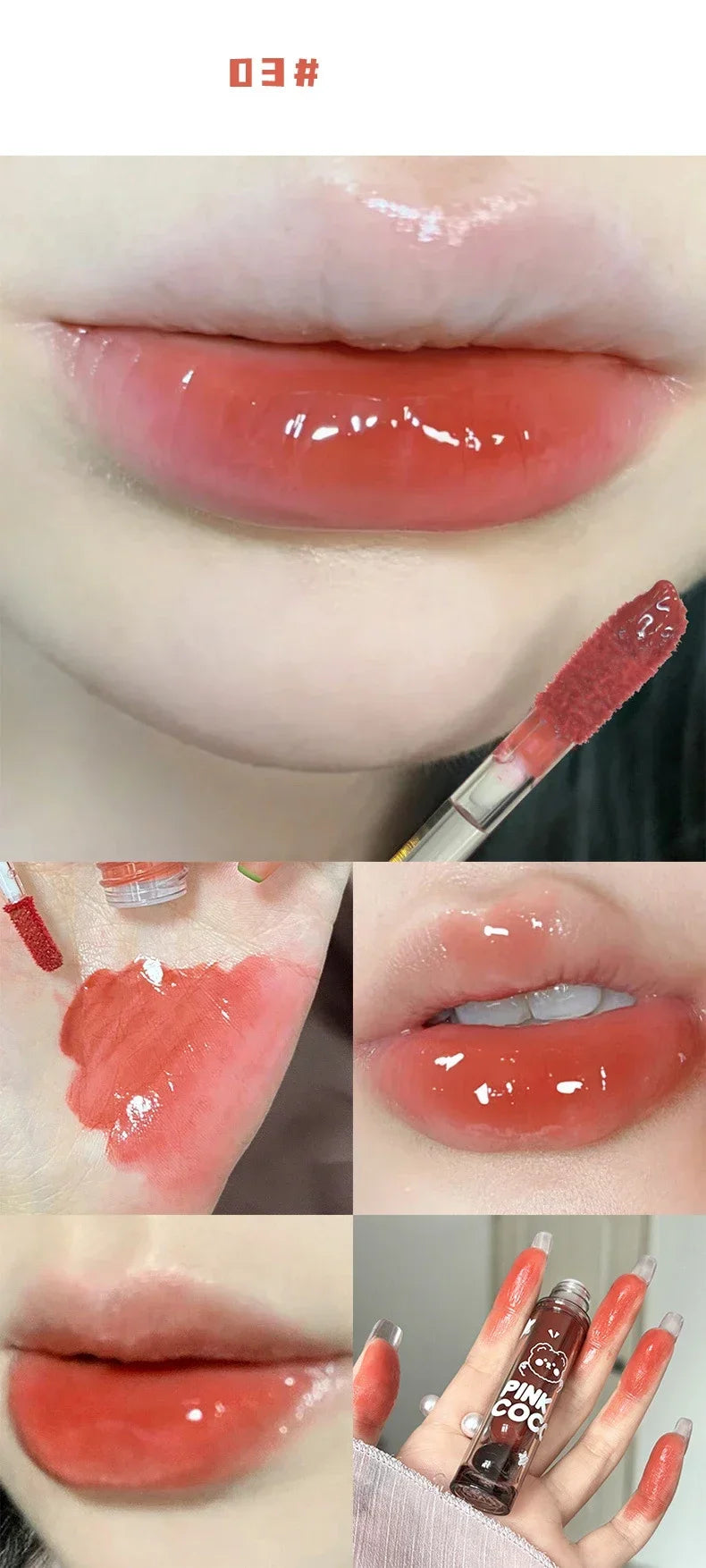 Dark Red Lip Glaze