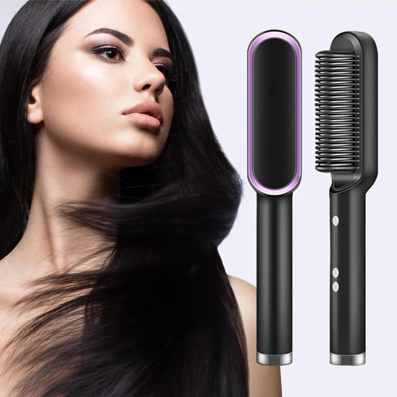 Hair Dryer Comb Curling Iron
