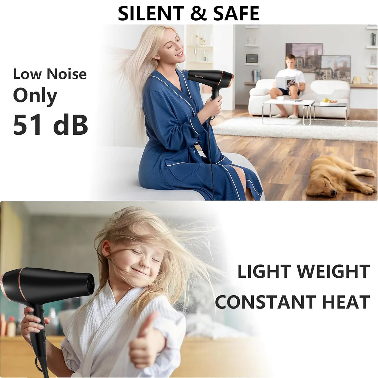 6-Level Professional Hair Dryer