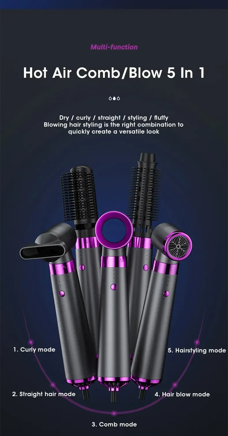 2025 Electric Hair Dryer 5in1