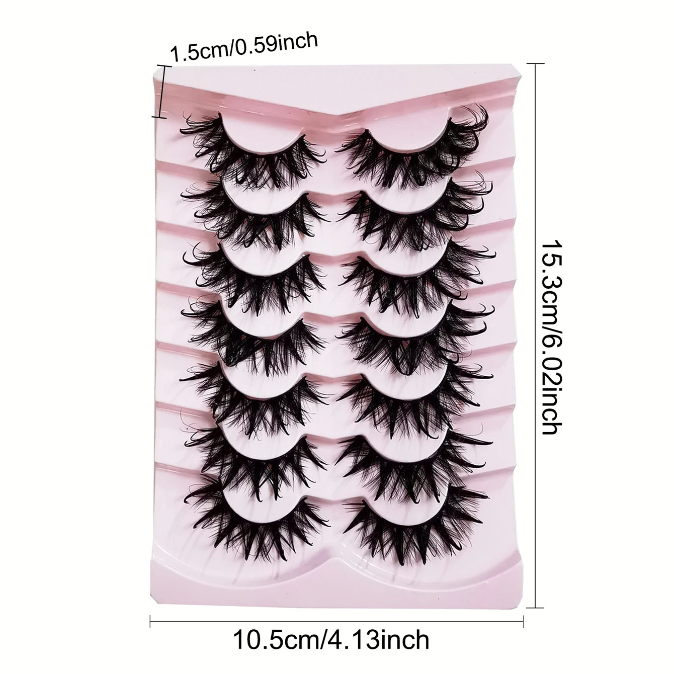 Naturally curled Eyelashes