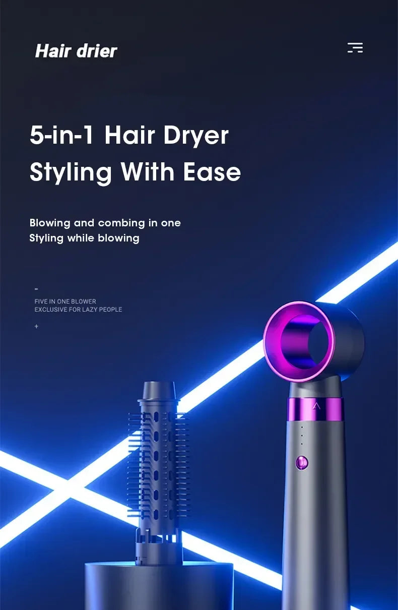 2025 Electric Hair Dryer 5in1