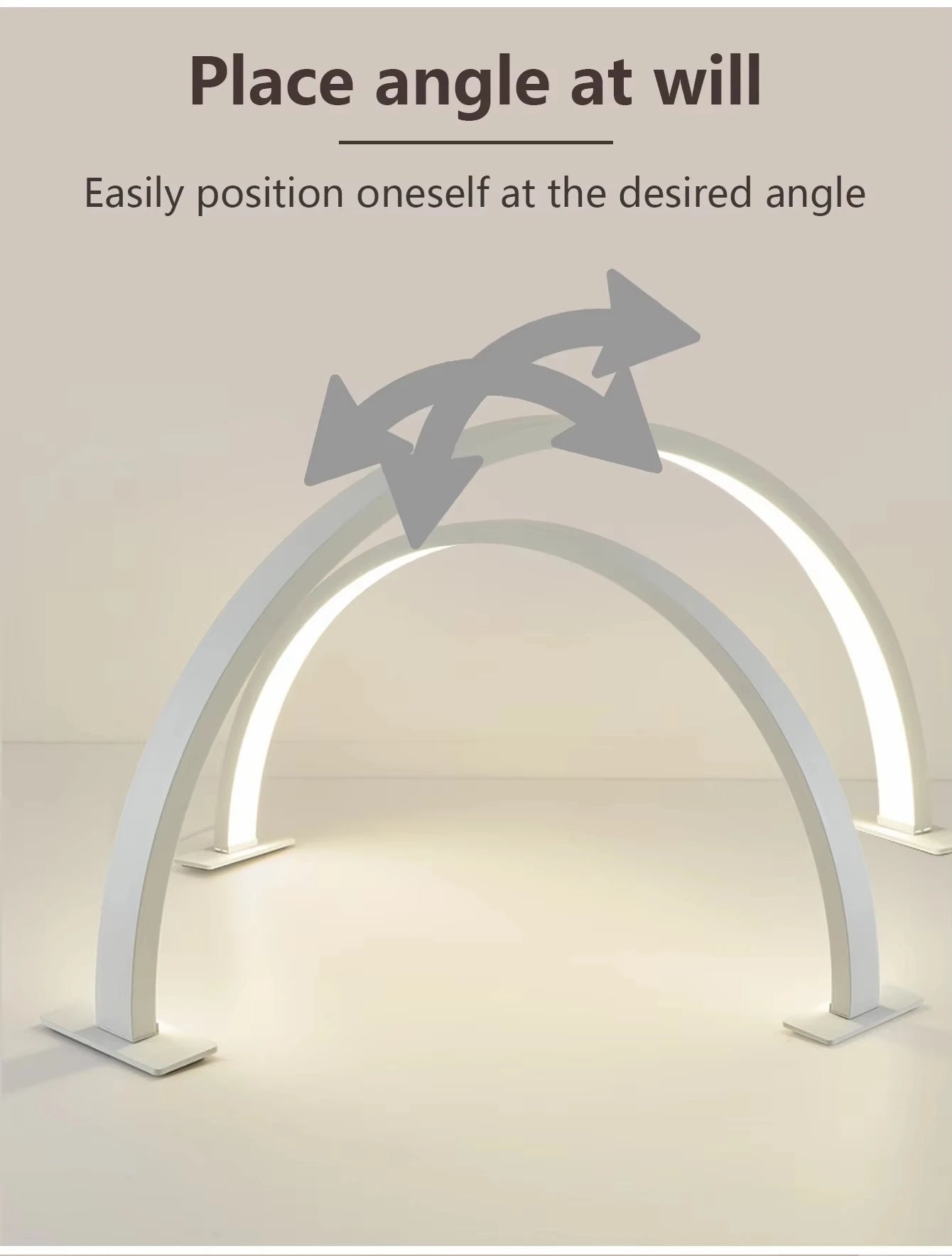 Half Moon Salon Desktop Lamp