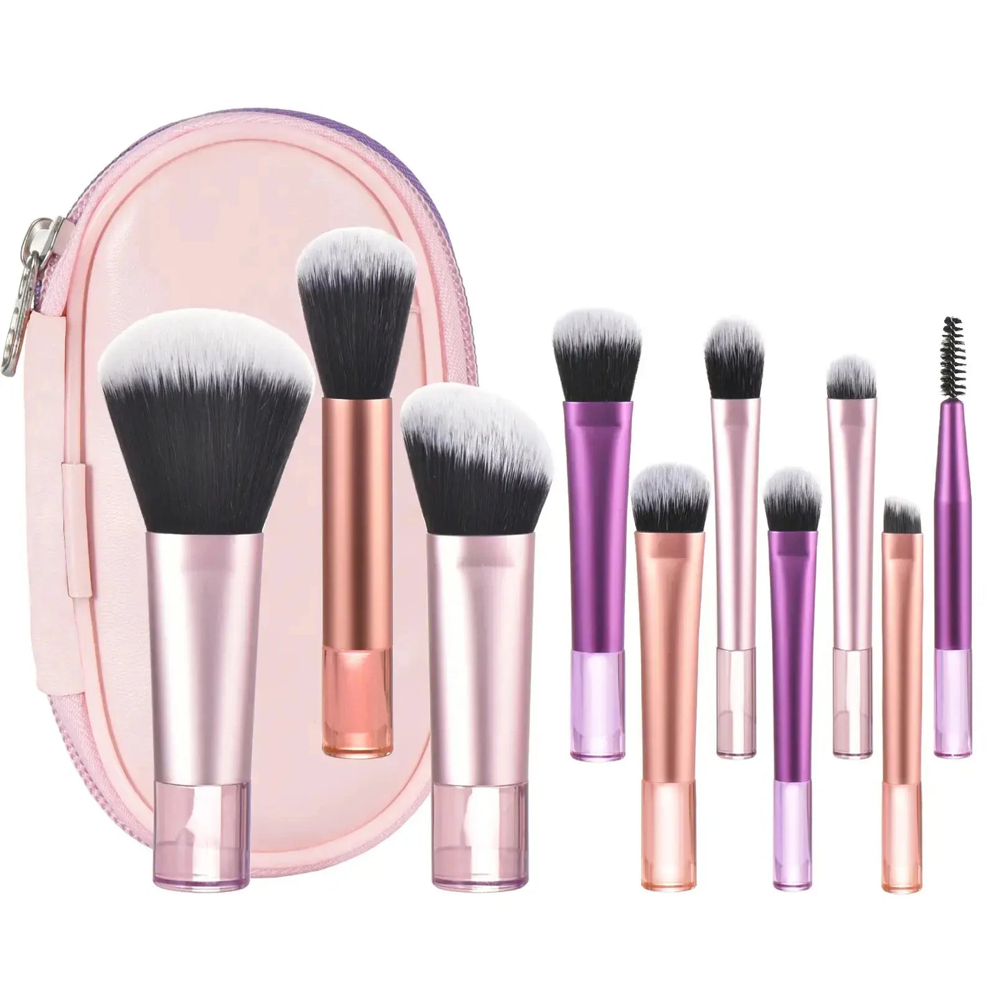 Mini makeup brush set