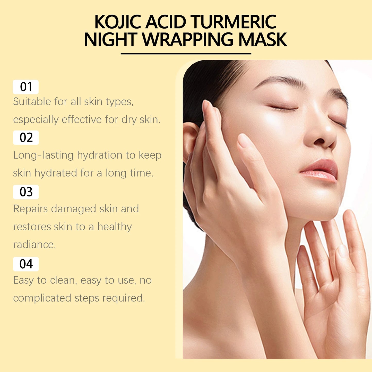 Turmeric collagen mask