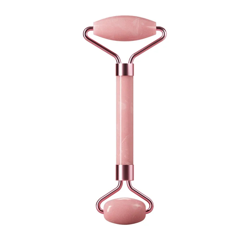 Natural Pink Jade Face Roller Kit