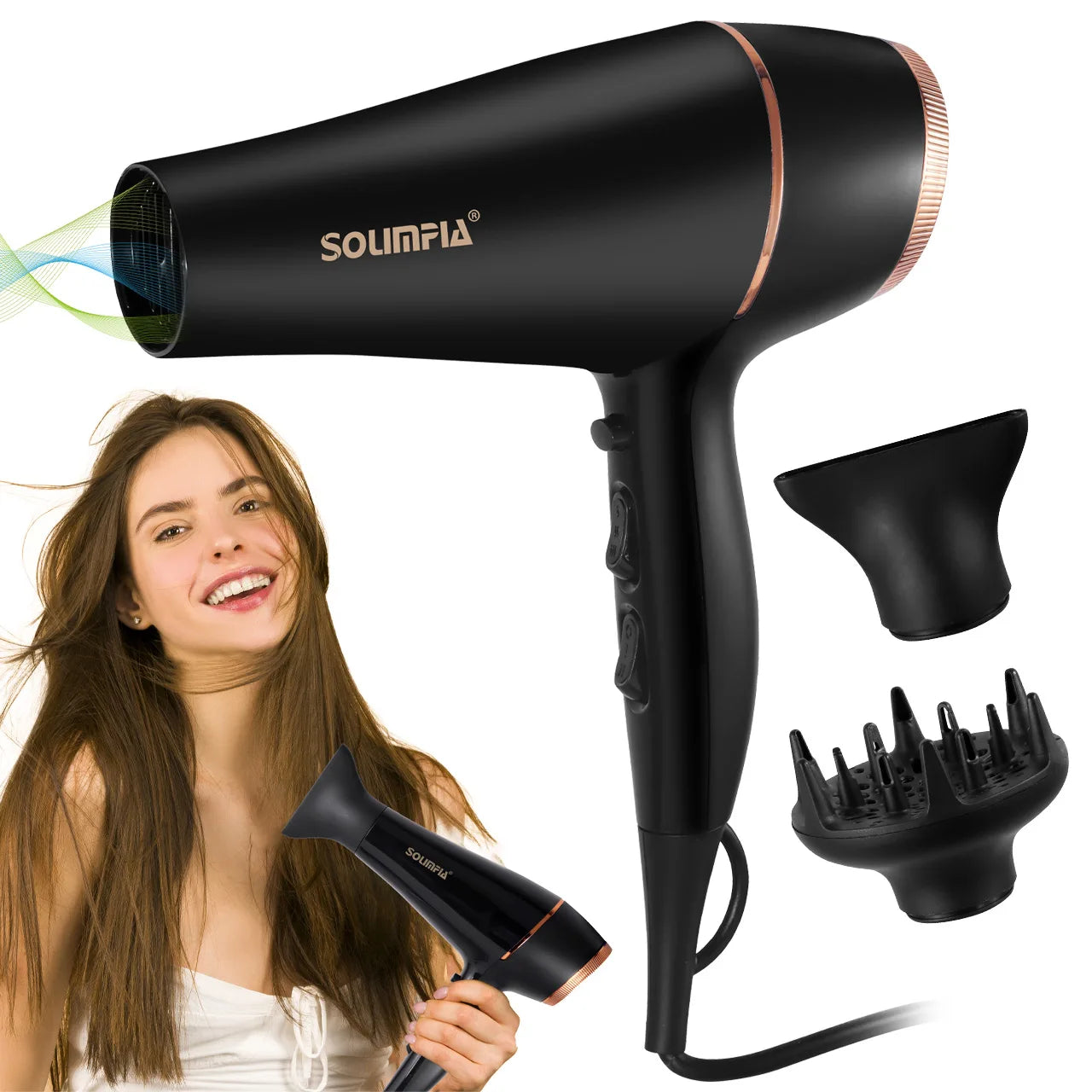 6-Level Professional Hair Dryer
