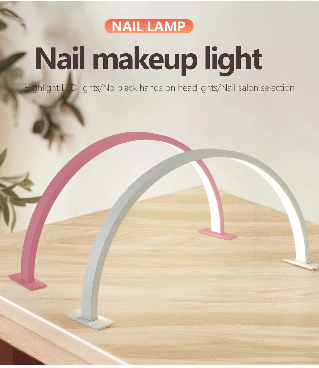 Half Moon Salon Desktop Lamp