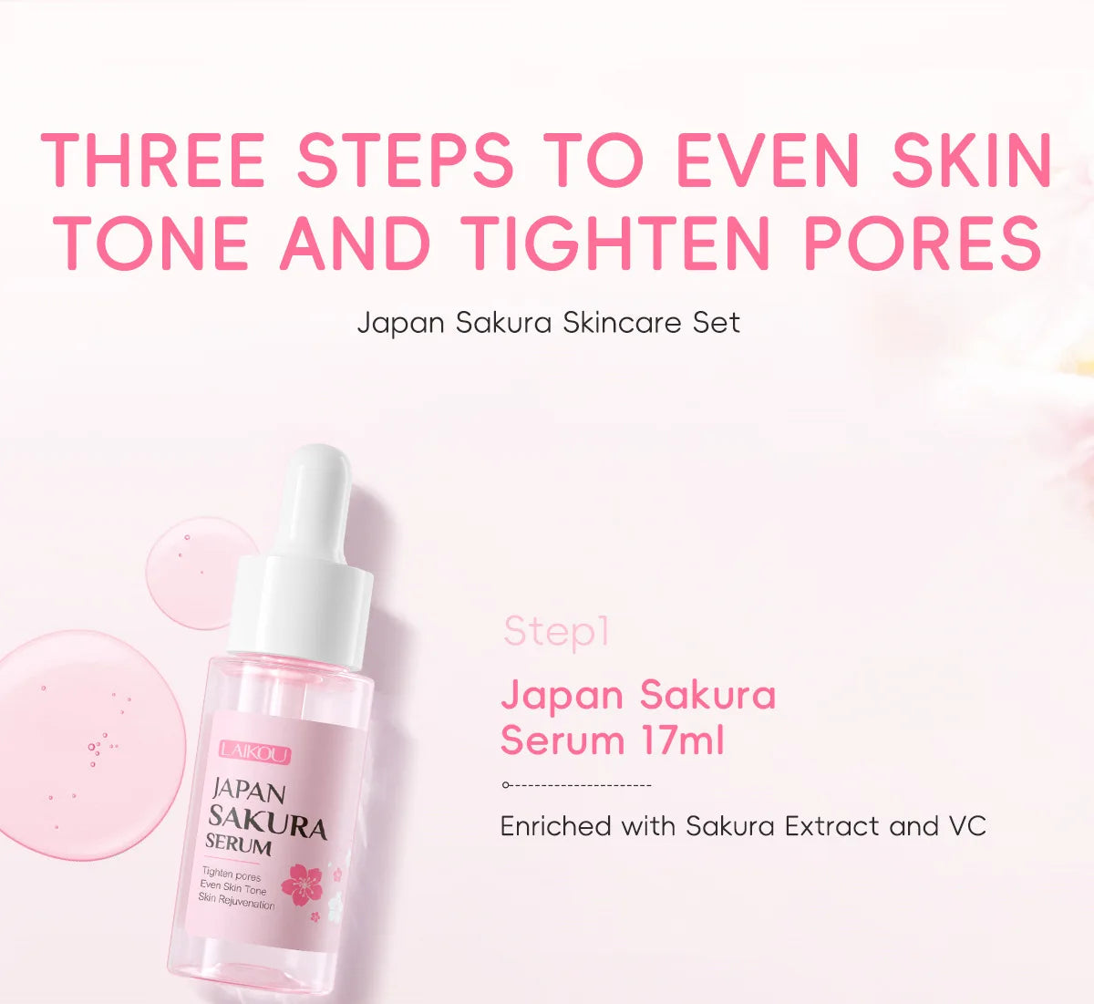 Sakura Skin Care Set