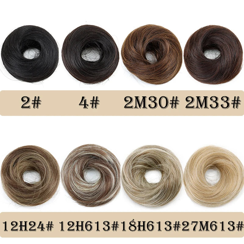 Synthetic Hair Bun