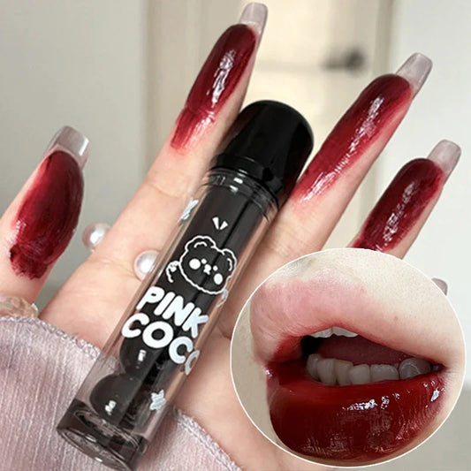 Dark Red Lip Glaze