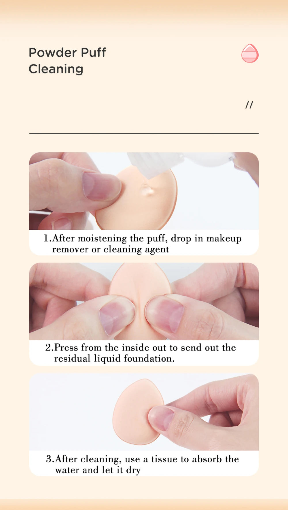 Mini makeup brush set