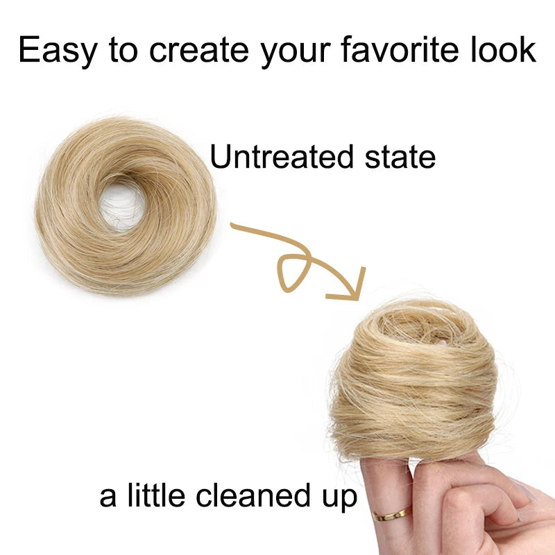 Synthetic Hair Bun