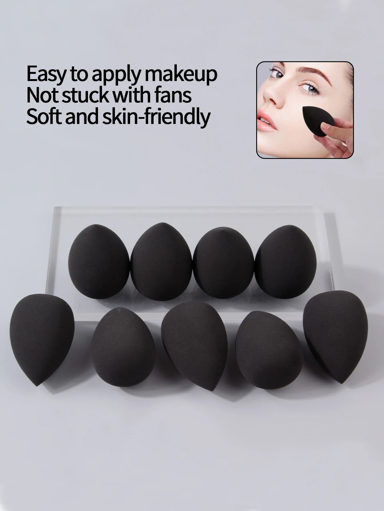 9 multi-shaped beauty eggs