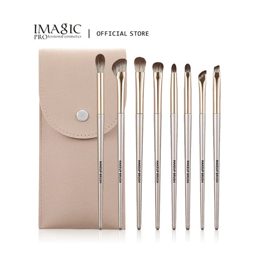 8pc Makeup Brush Set+Pouch